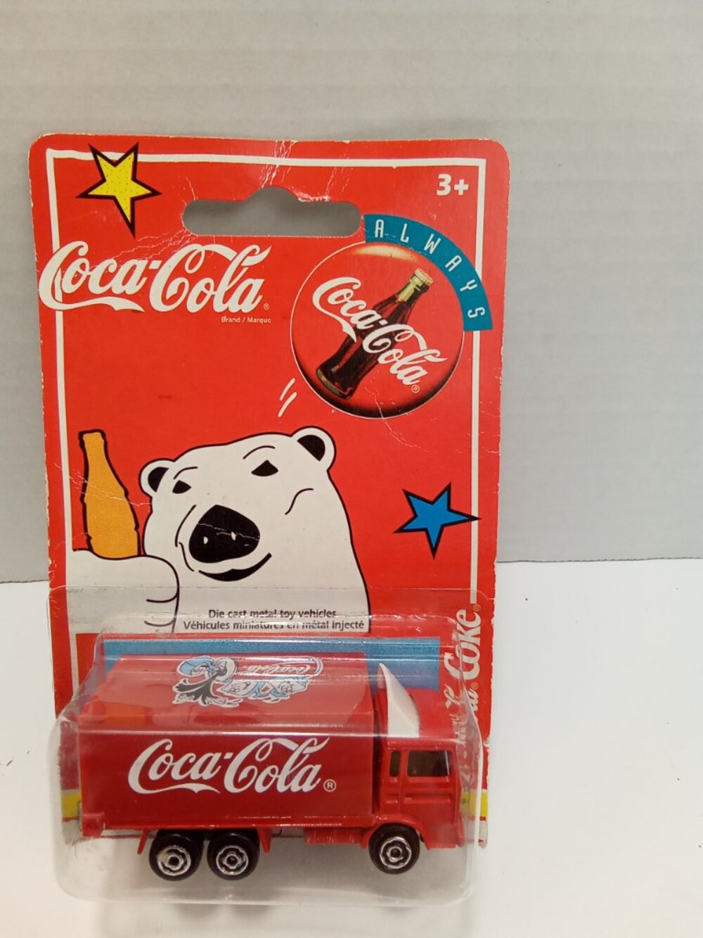 NIP Vintage 1997 Majorette Coca-Cola Delivery Truck Sealed